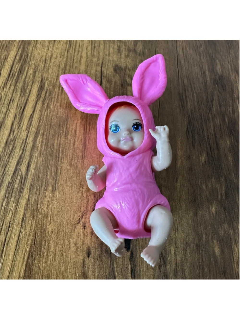 Barbie Skipper Babysitters Inc Baby Doll Pink Bunny Costume 3.5